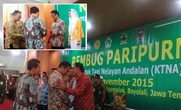 Mentan Terima `Adhi Bhakti Tani Nelayan Utama` dari KTNA